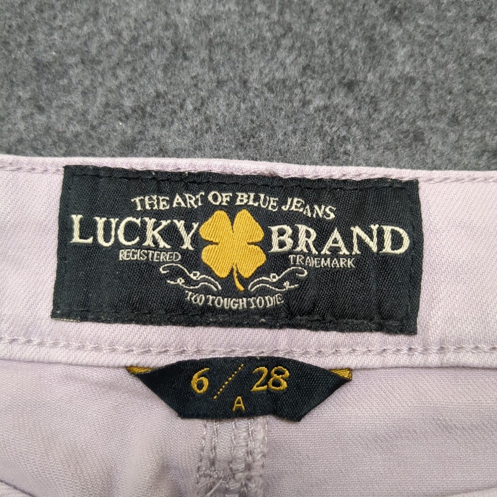 Lucky‎ Brand Lolita Skinny Jeans Women's Size 6/28 Lavender Casual - Picture 12 of 14